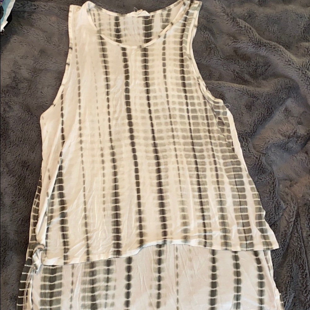 White and green tank